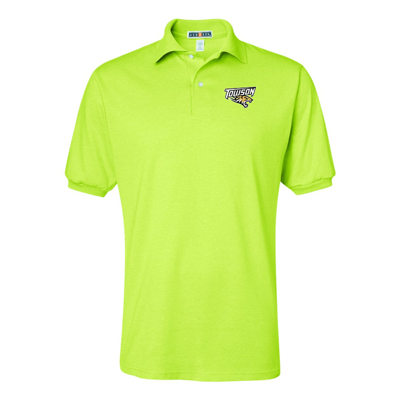 Men's Towson Tigers JERZEES  SpotShield polo